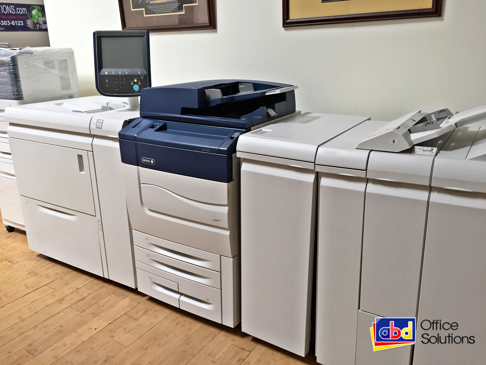 Xerox Color C70 with 1-Tray OHCF Standard Finisher Bustled Fiery 75 ppm C60