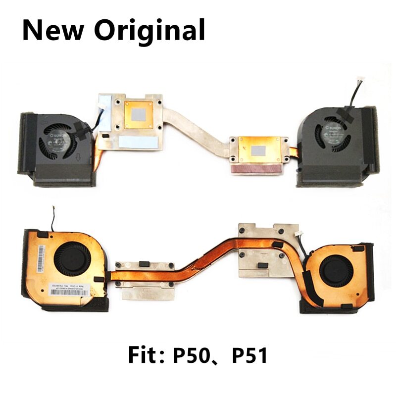 New Orig For Lenovo Thinkpad P50 P51 CPU Cooling Fan Heatsink 00NY520 00UR800