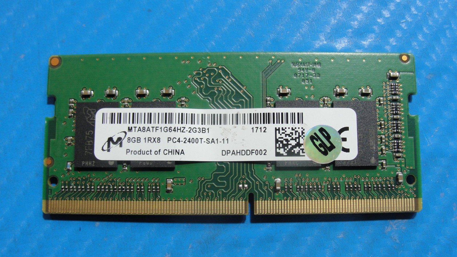 HP 15-cc023cl Micron 8GB 1Rx8 PC4-2400T Memory RAM MTA8ATF1G64HZ-2G3B1