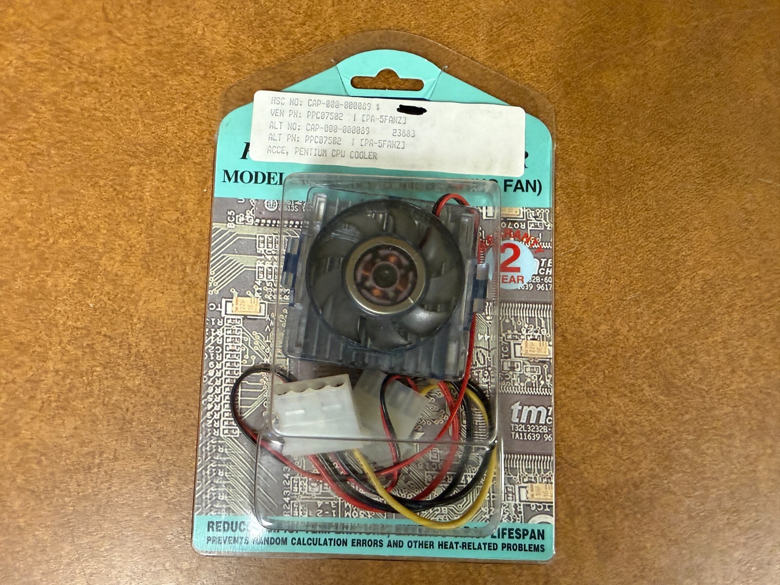 AOC S-586 Pentium CPU Cooler (Sleeve Bearing Fan)
