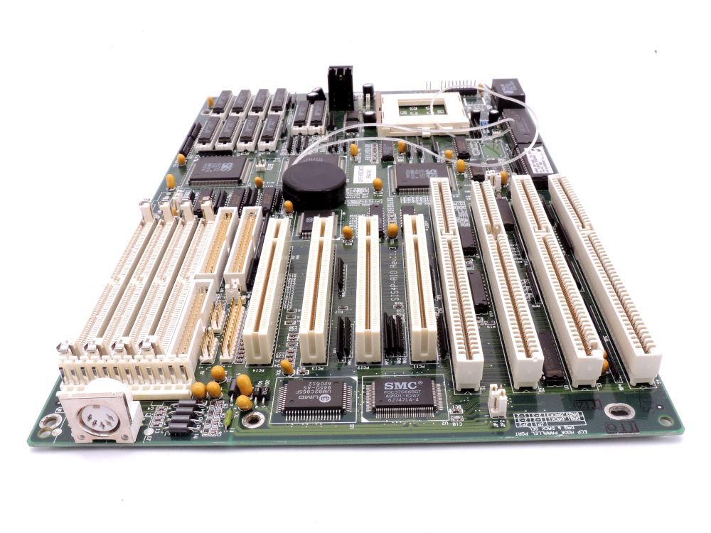 Shikhaaaa ECS SI54P Aio At Motherboard Socket 5 Vintage 256KB Stamp