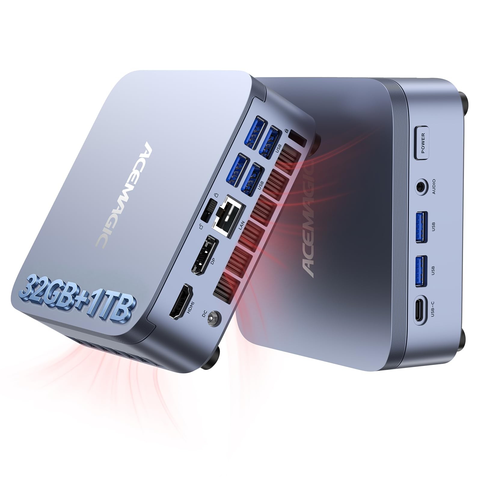 ACEMAGIC M5 Mini PC i9-11900H 32GB 1TB Windows 11 Pro