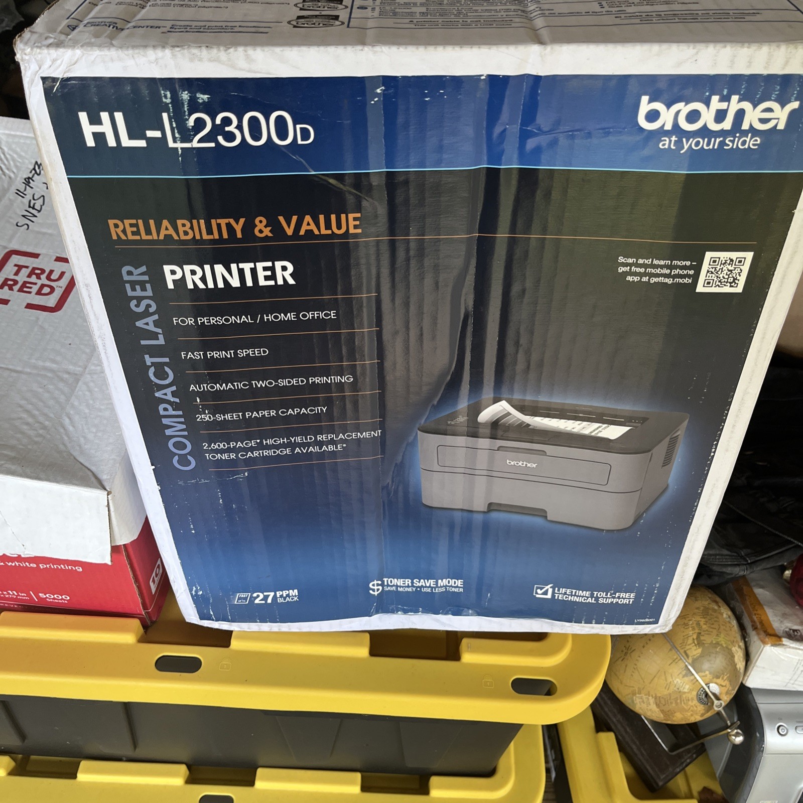 Brand New Brother HL-L2300D Monochrome Laser Printer Factory Sealed
