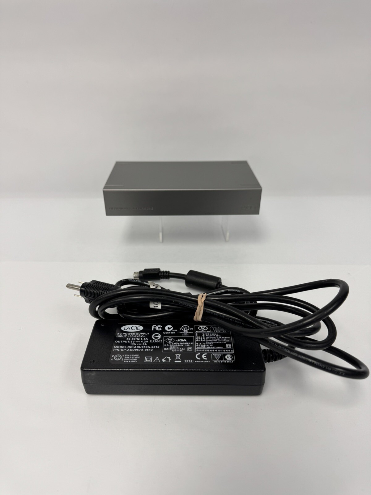 Lacie Design By F.A. Porsche 500GB External Hard Drive w/ Power Adapter