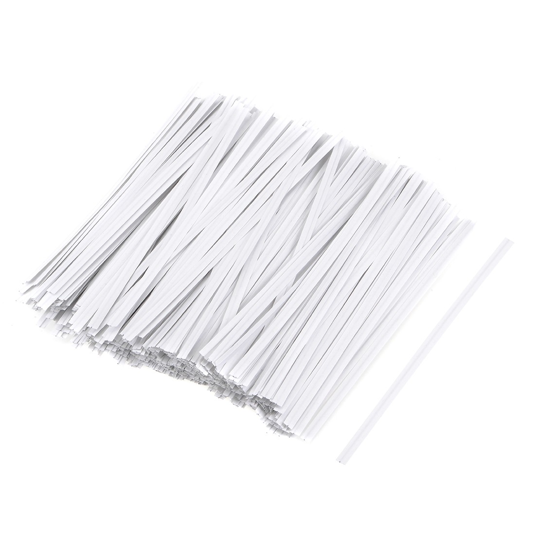 Long Strong Twist Ties 3.15 Inches Quality Kraft Closure Tie White 200pcs