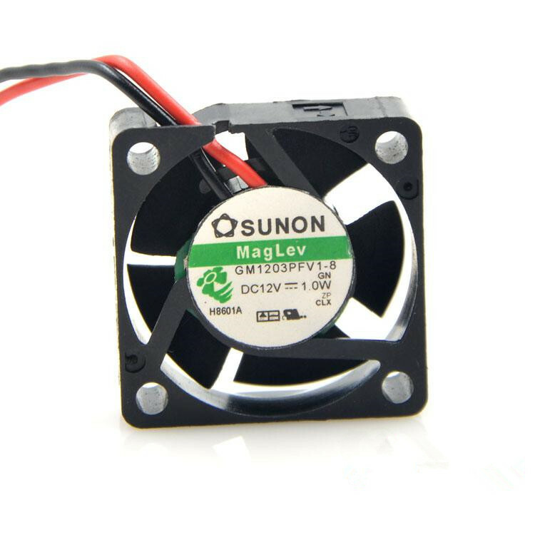 SUNON GM1203PFV1-8 12V 1.0W 3010 3cm 2-wire hydraulic bearing silent fan