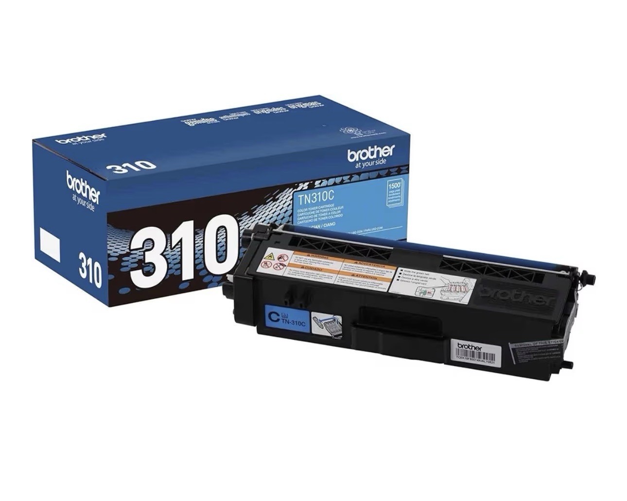 Brother Genuine Standard Yield Toner Cartridge, TN310C, Replacement 