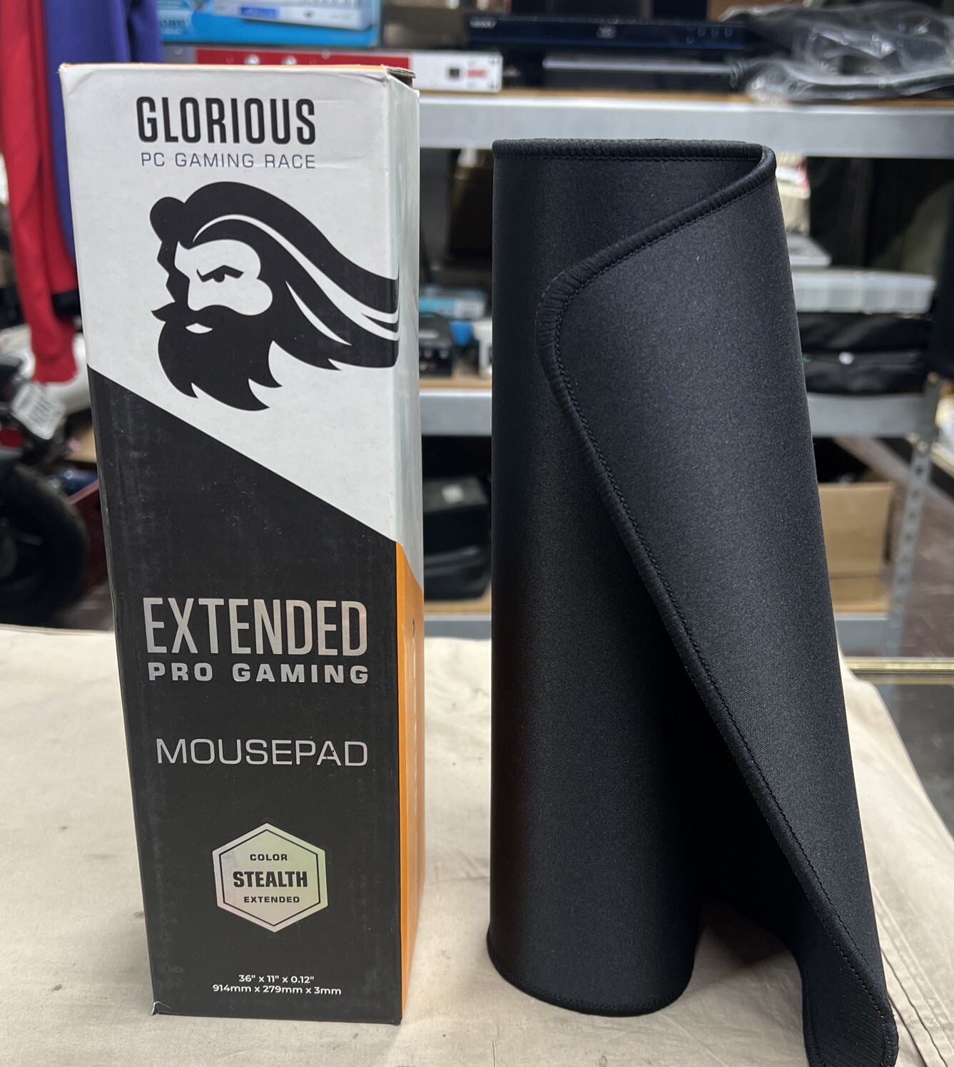 Glorious Extended Pro Gaming Mousepad - Stealth 36"x11"
