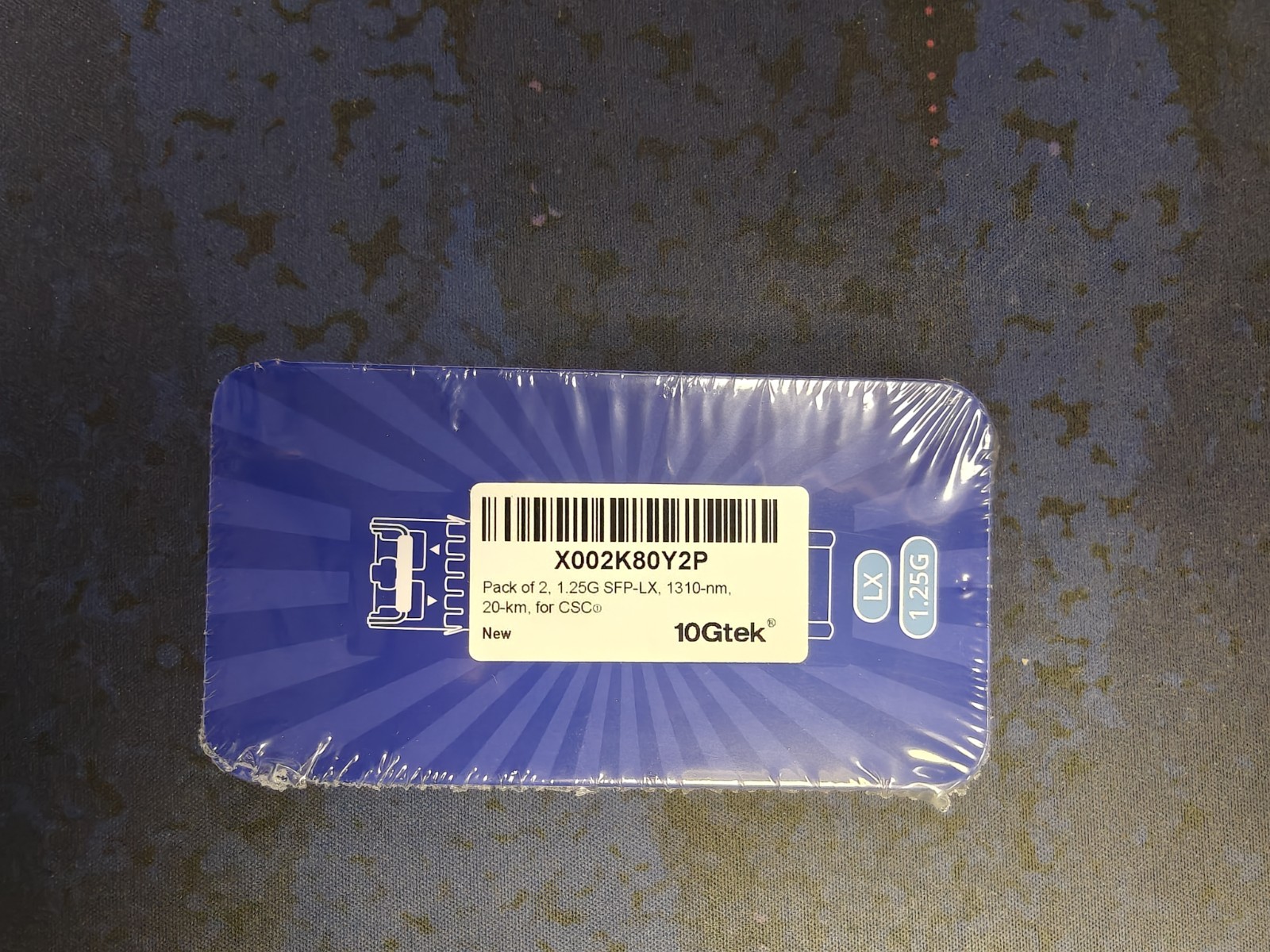 2 Pcs For Cisco GLC-LH-SM Transceiver, Gigabit SFP 1000Base-LX 1310nm SMF 20km