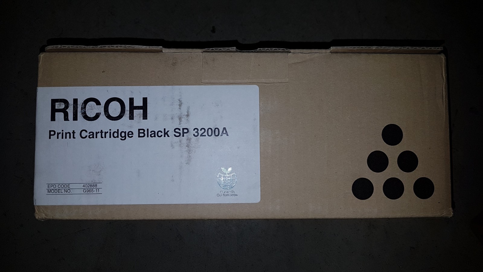 Genuine Ricoh 402888 407172 Black Toner Cartridge SP 3200SF BNIB
