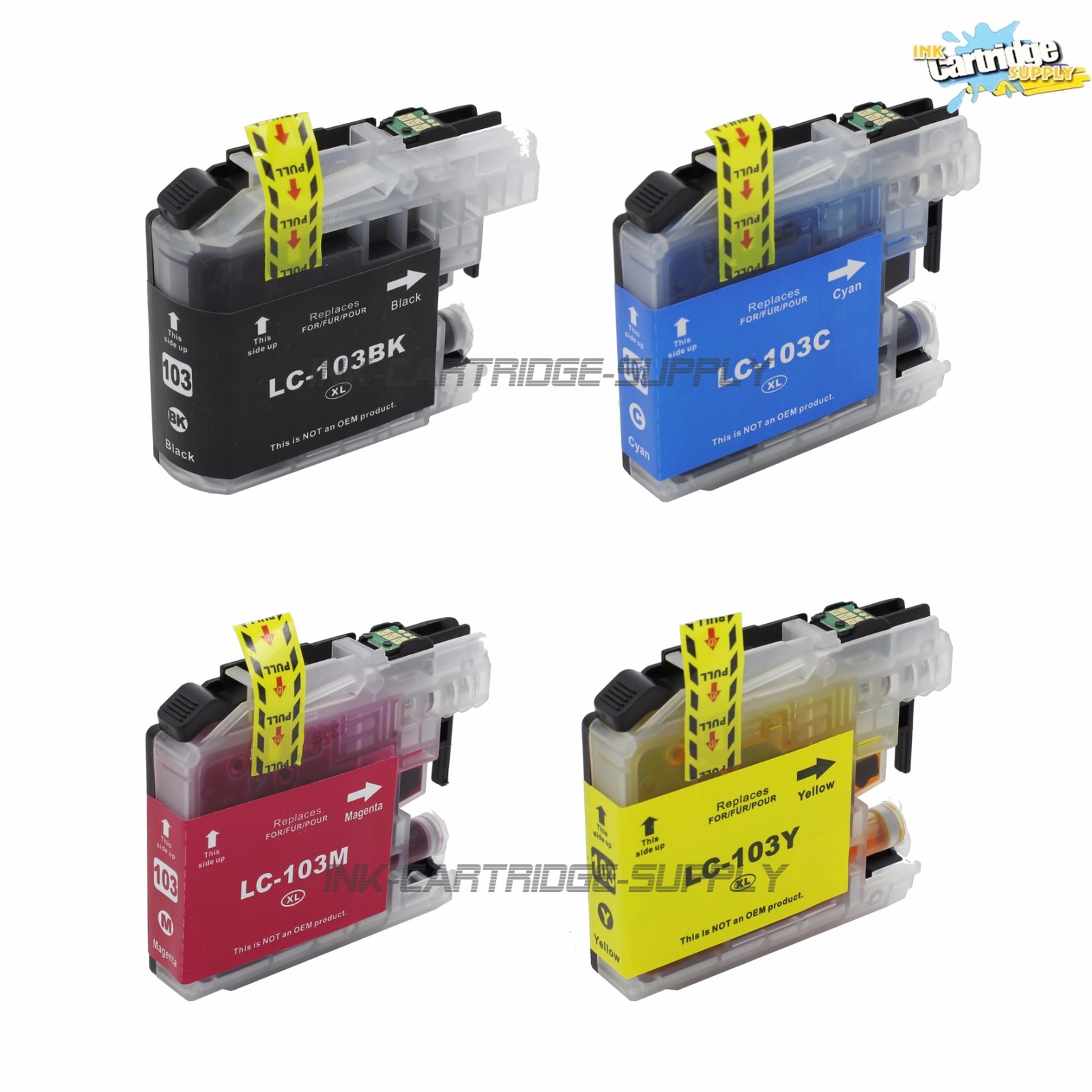 4PK LC103XL  lc103xl ink Fits for MFCJ650DW J6520DW J6720DW J6920DW J870DW