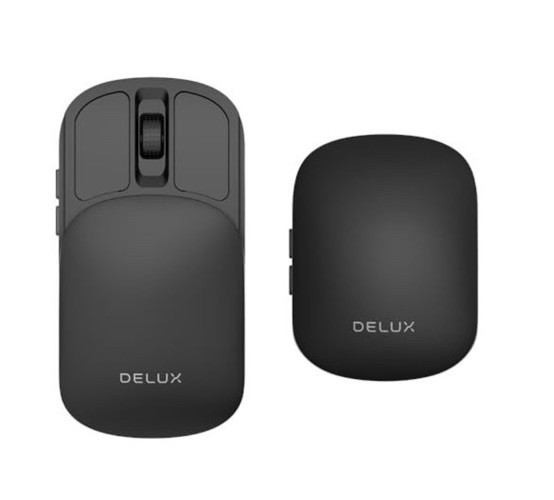 Wireless Bluetooth Pocket Mouse, 2-In-1 Sliding Mouse, Foldable and Slim Mouse,