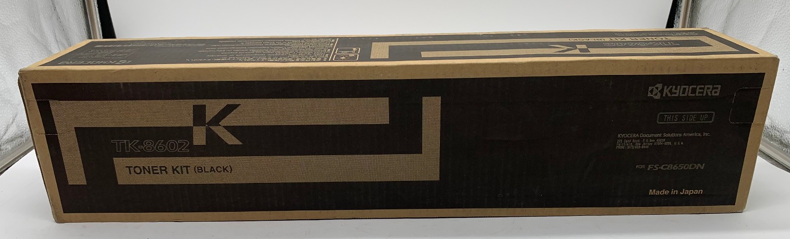 Genuine Kyocera TK-8602K (1T02MN0US0) Black Toner Cartridge , OEM