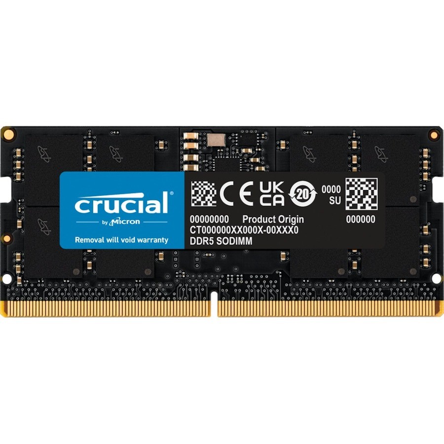 Micron 16GB DDR5 5600MHz 262pin SoDIMM Memory Module CT16G56C46S5