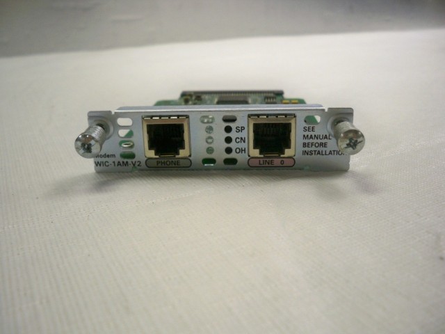 Cisco WIC-1AM-V2 Integrated V.92 Modem WAN Interface Card WIC 1AM V2