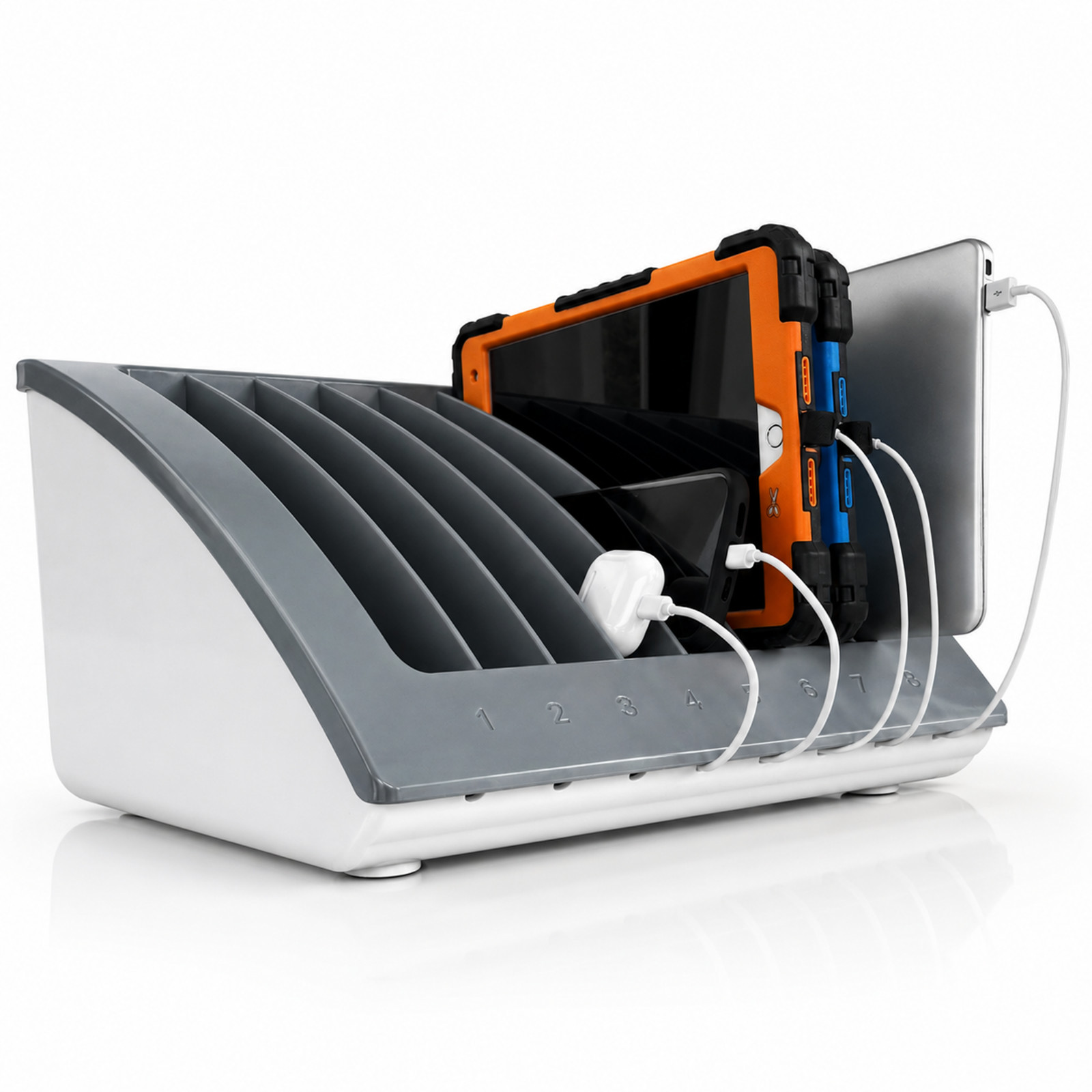 OPEN BOX 10-Port USB Charging Station for 8 Devices, 140W USB-C PD Dock