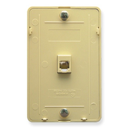 ICC Wall Plate IDC 6P6C IVORY IC630DB6IV UPC 633758006279