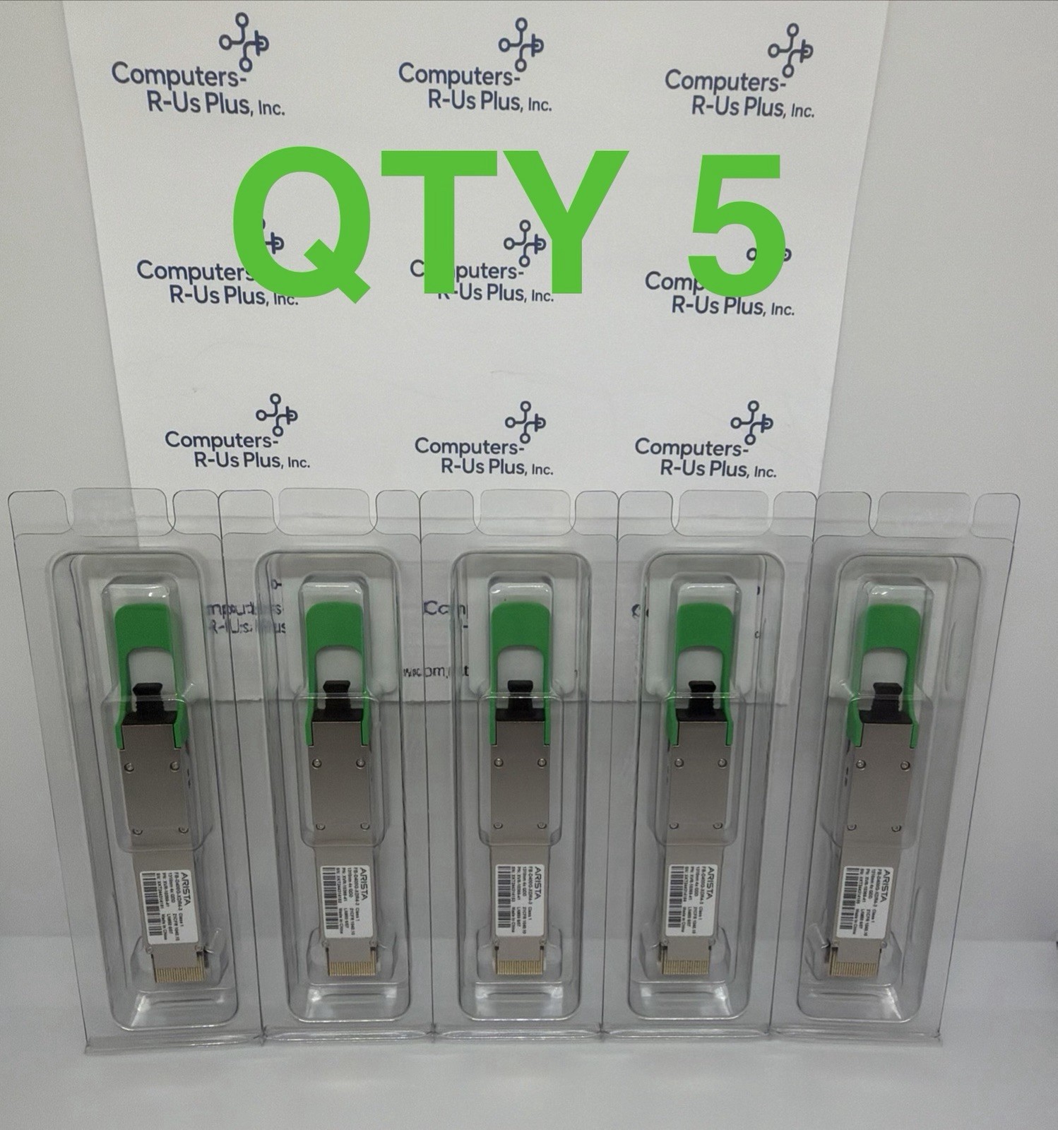 QTY 5 NEW Genuine Arista FB-400G-XDR4-QSFP XVR-10369-41 As Pictured Lot of 5