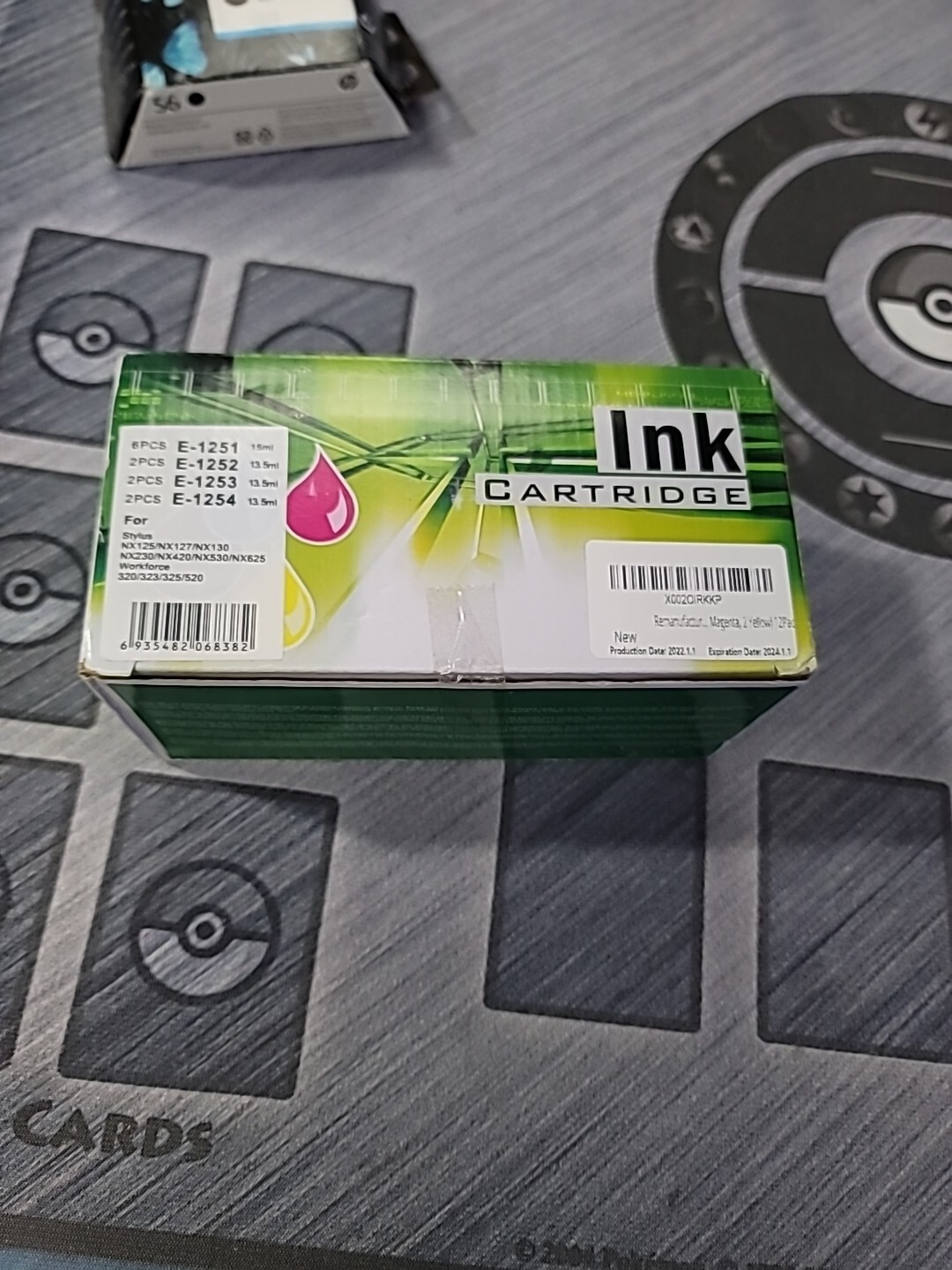 box of 12 ink cartridges for printers.  SEE  PICS FOR COMPATABILITY.  2g