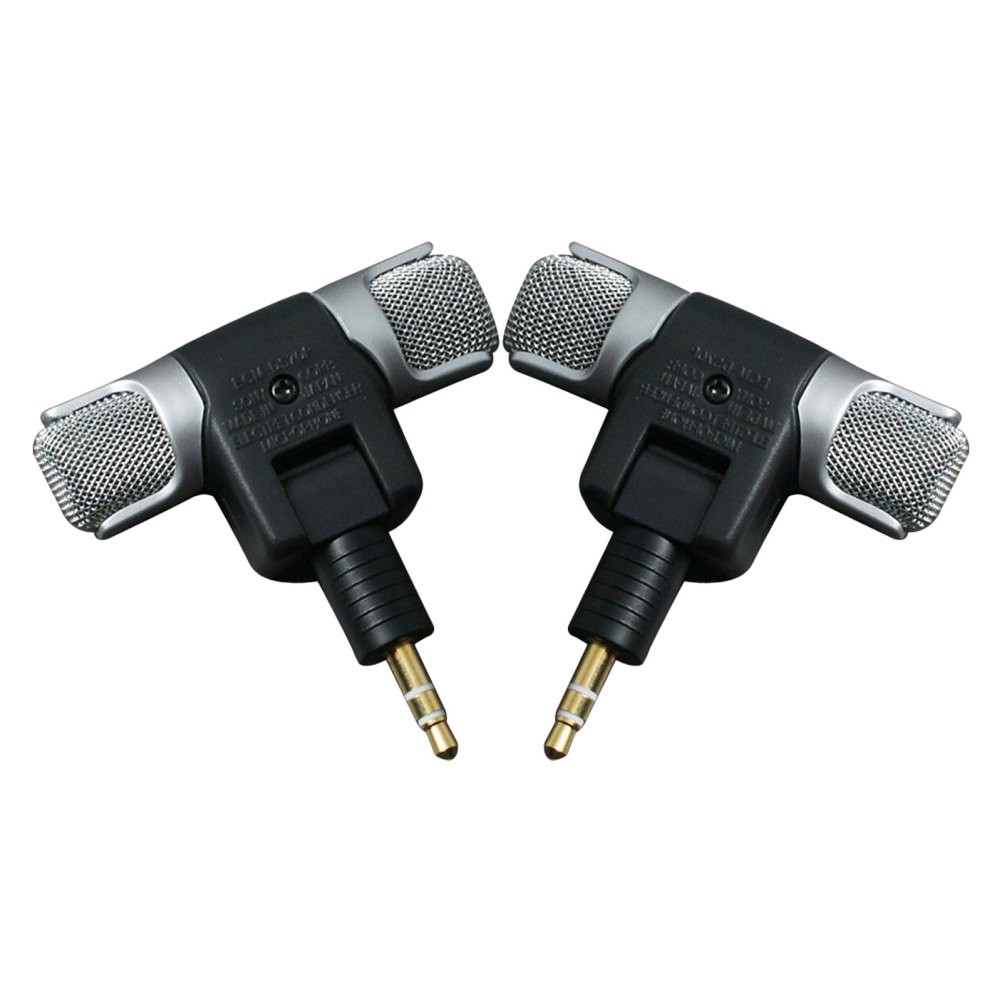 2 Pcs Portable Condenser Mic Gaming Laptop Microphone for Computer Meetings