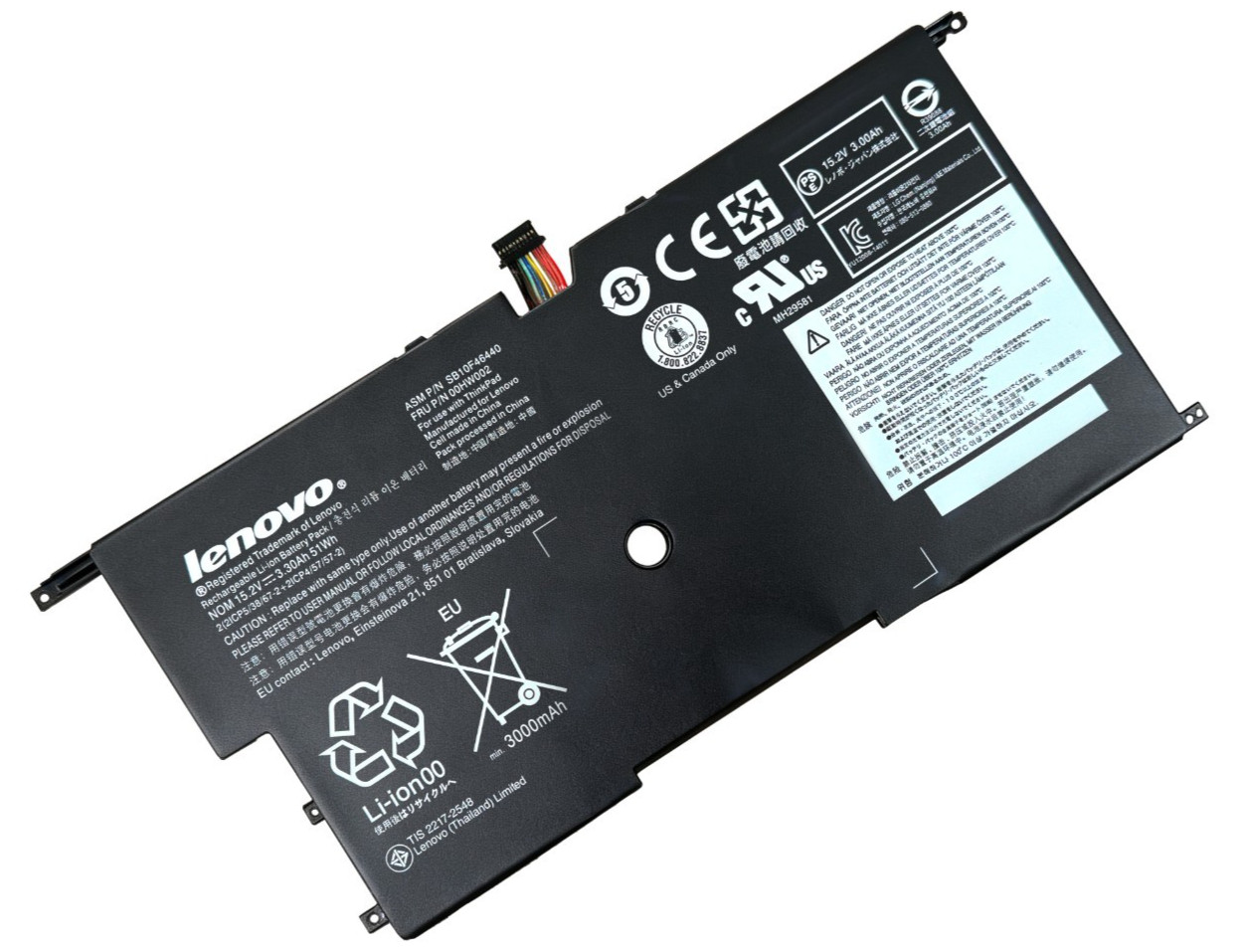 Genuine 00HW002 00HW003 Battery for Lenovo ThinkPad X1 Carbon gen 3 (3rd) 2015