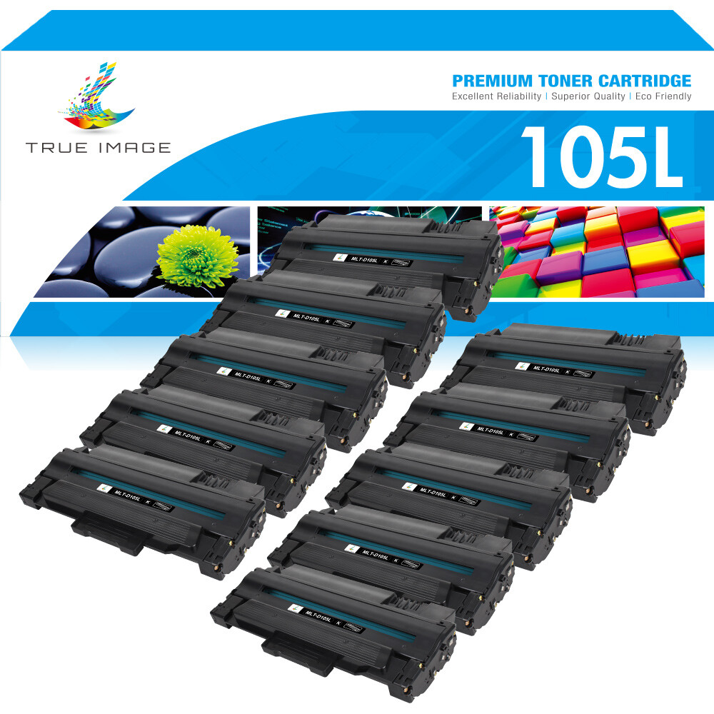 10PK BK MLT-D105L 105L Toner fit for Samsung SCX-4623FN SF-650P ML-2580n Printer