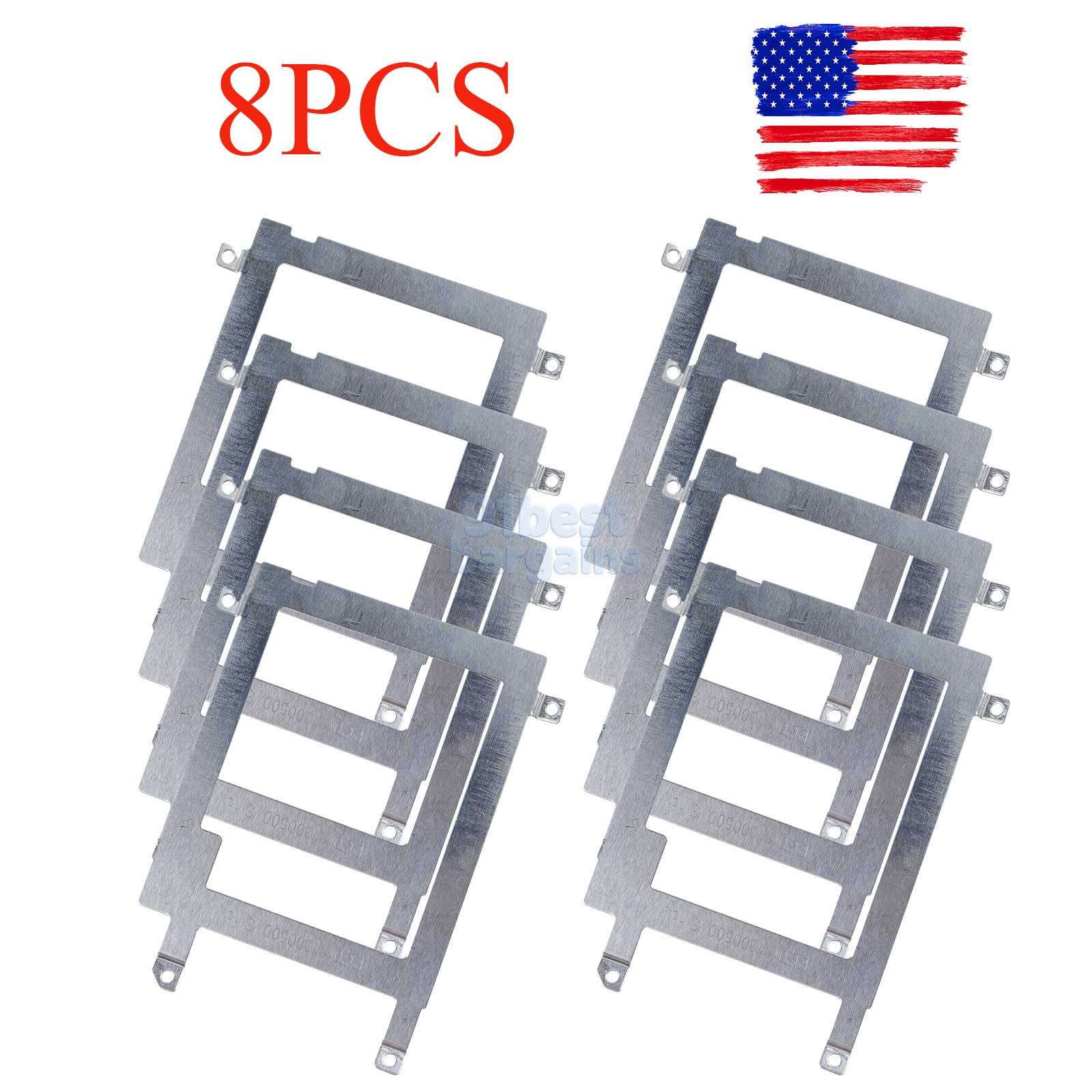 8PCS For Dell Latitude E7440 E7450 SATA Hard Drive Caddy 0WPRM With Screws