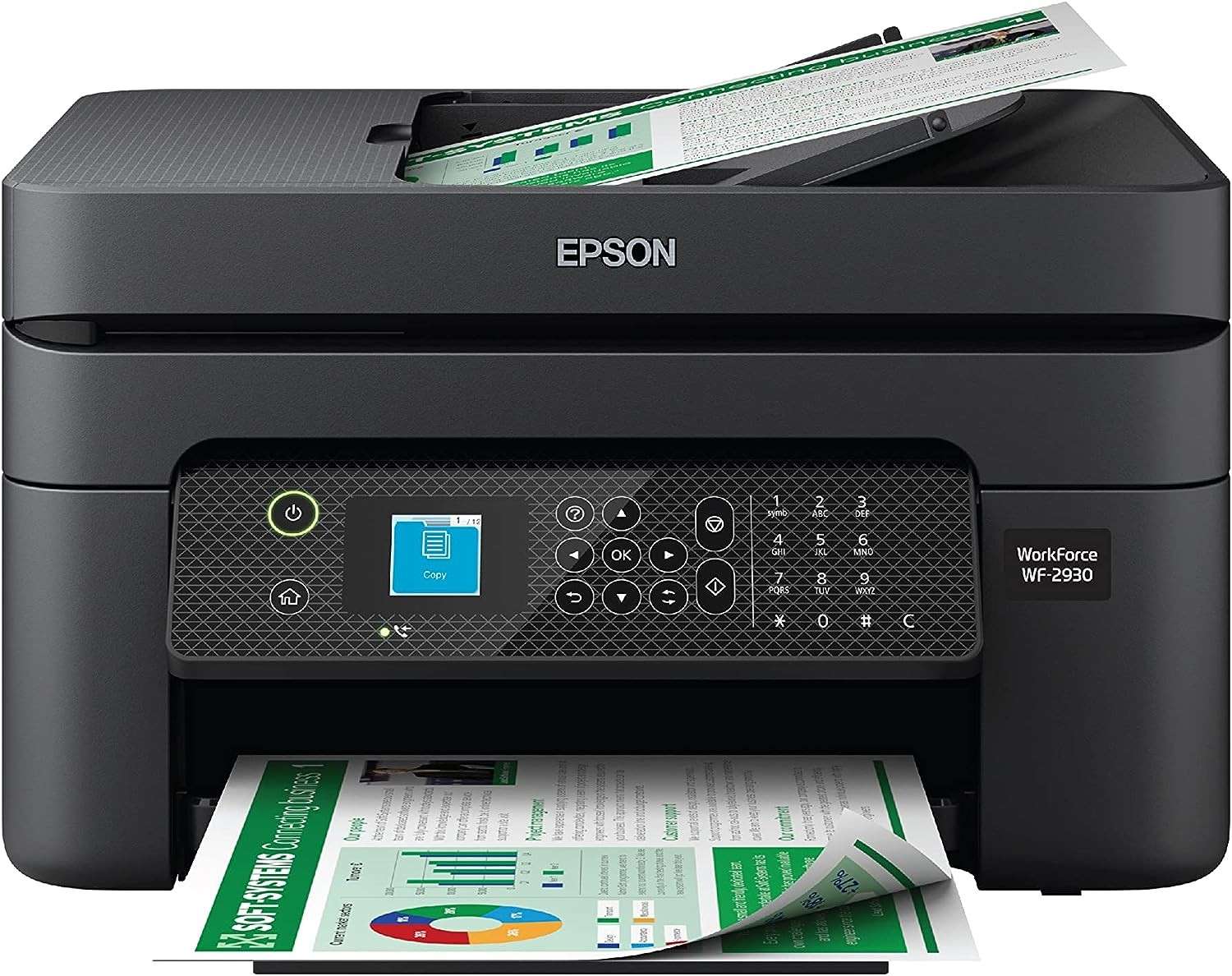 Epson C11CK63201 WorkForce WF-2930 Color Inkjet All-In-One Printer