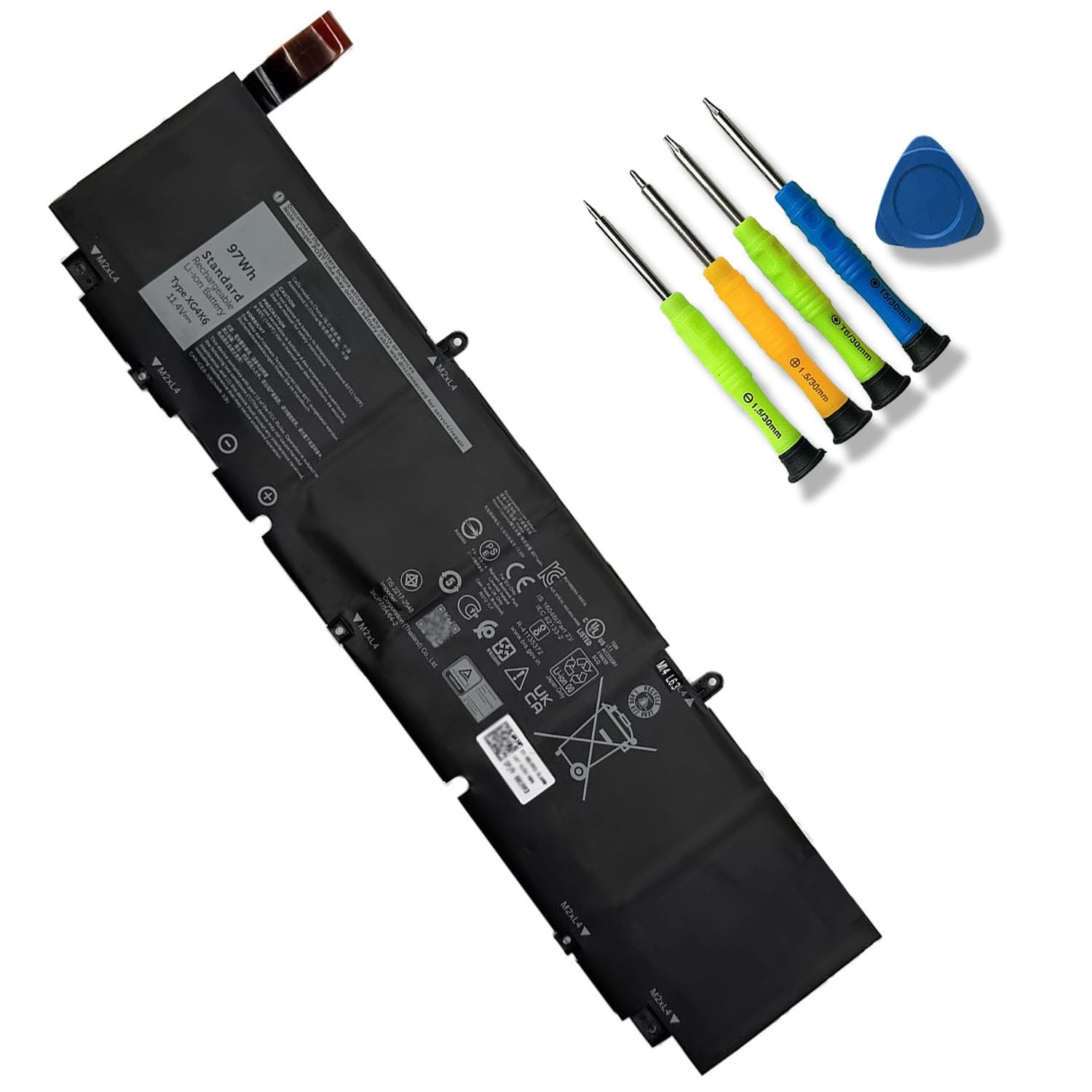 JOTACT XG4K6 97Wh Laptop Battery Replacement Dell XPS 17 9700 9710 9720