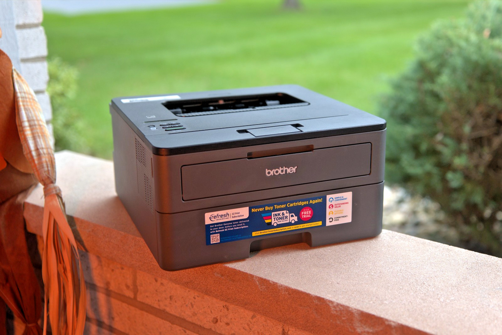Brother HL-L2370DW Wireless Compact Monochrome Black White Duplex Laser Printer