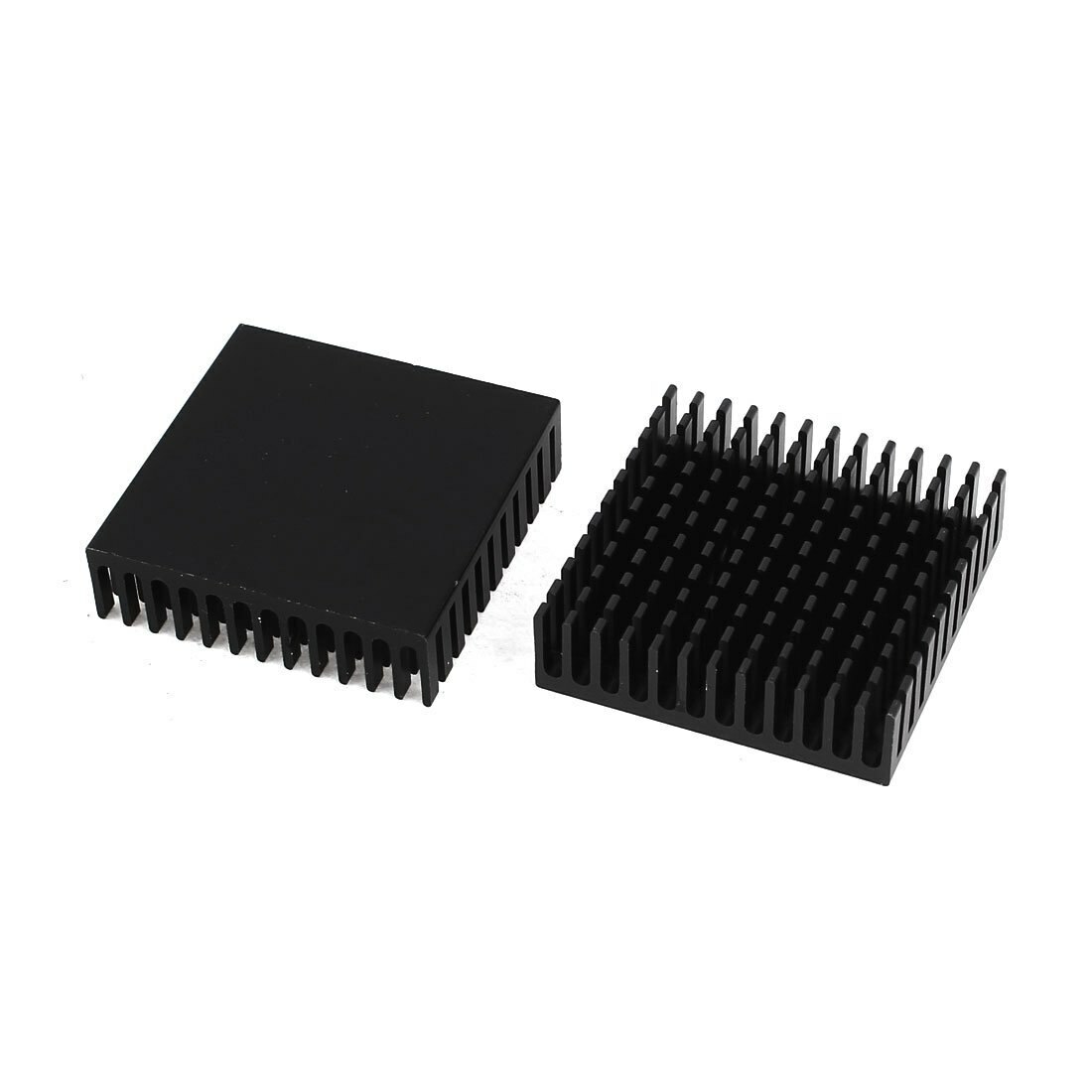 10pcsx Black Aluminum Radiator Heat Sink Heat Sink 40x40x11mm