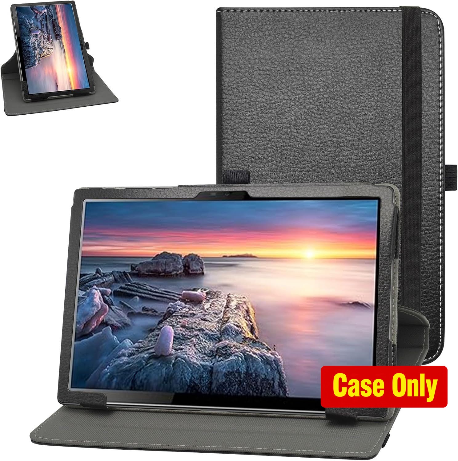 Case for BYYBUO SmartPad A10 10.1", 360 Degree Rotary Stand with Cute Pattern Co