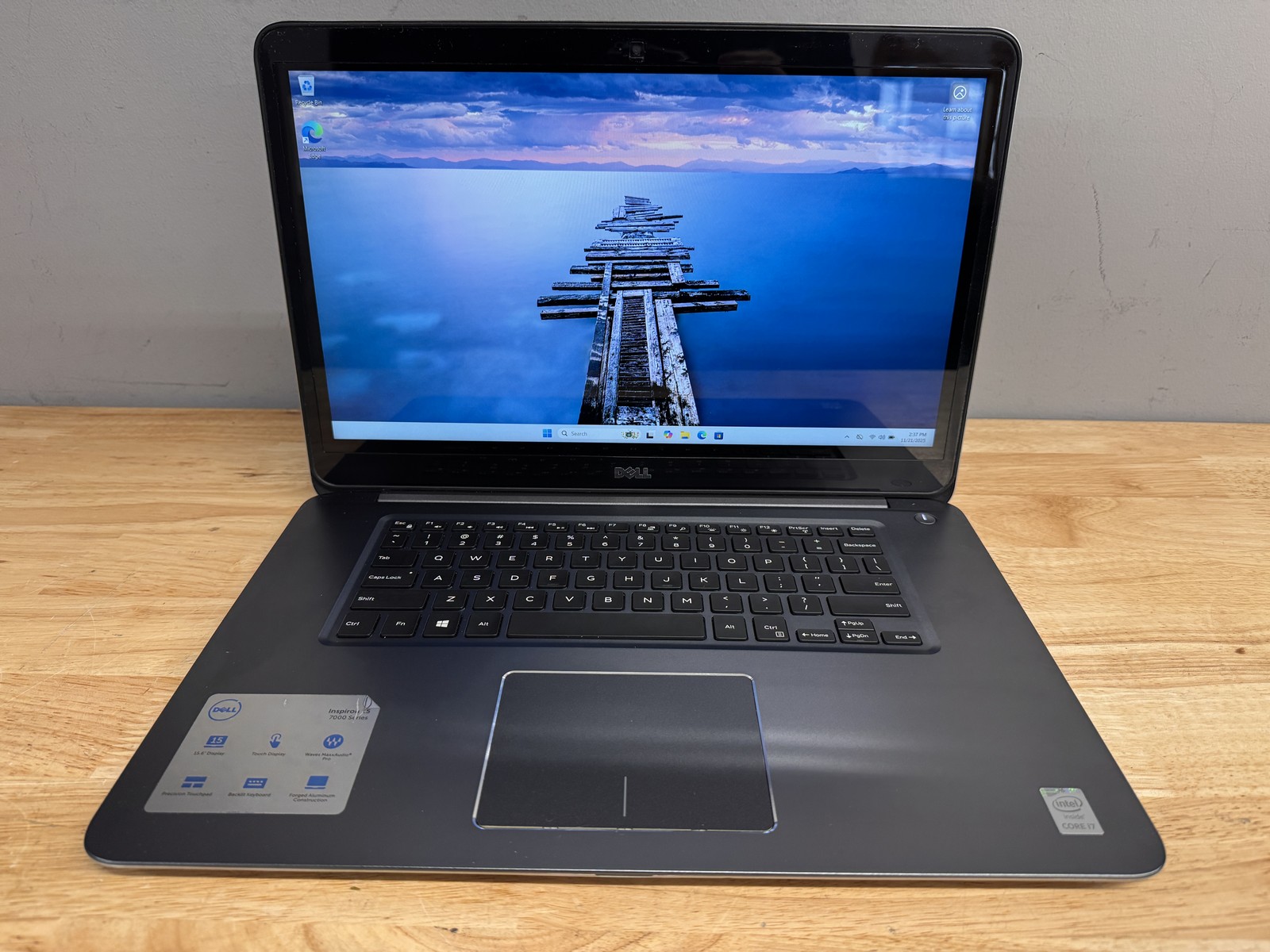 Dell Inspiron 7548 15.6" Laptop Intel Core i7, 256GB SSD, 8GB RAM, W11