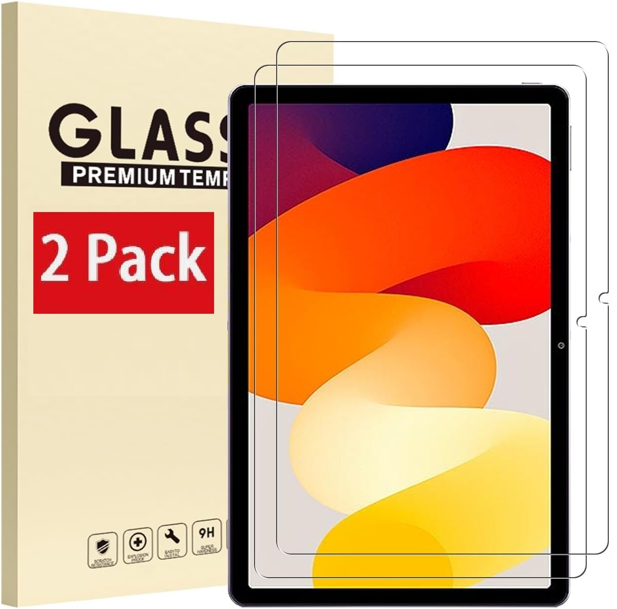 2PCS For Xiaomi Redmi Pad 2/ Pad SE 11 inch Screen Protector Glass Screen Cover