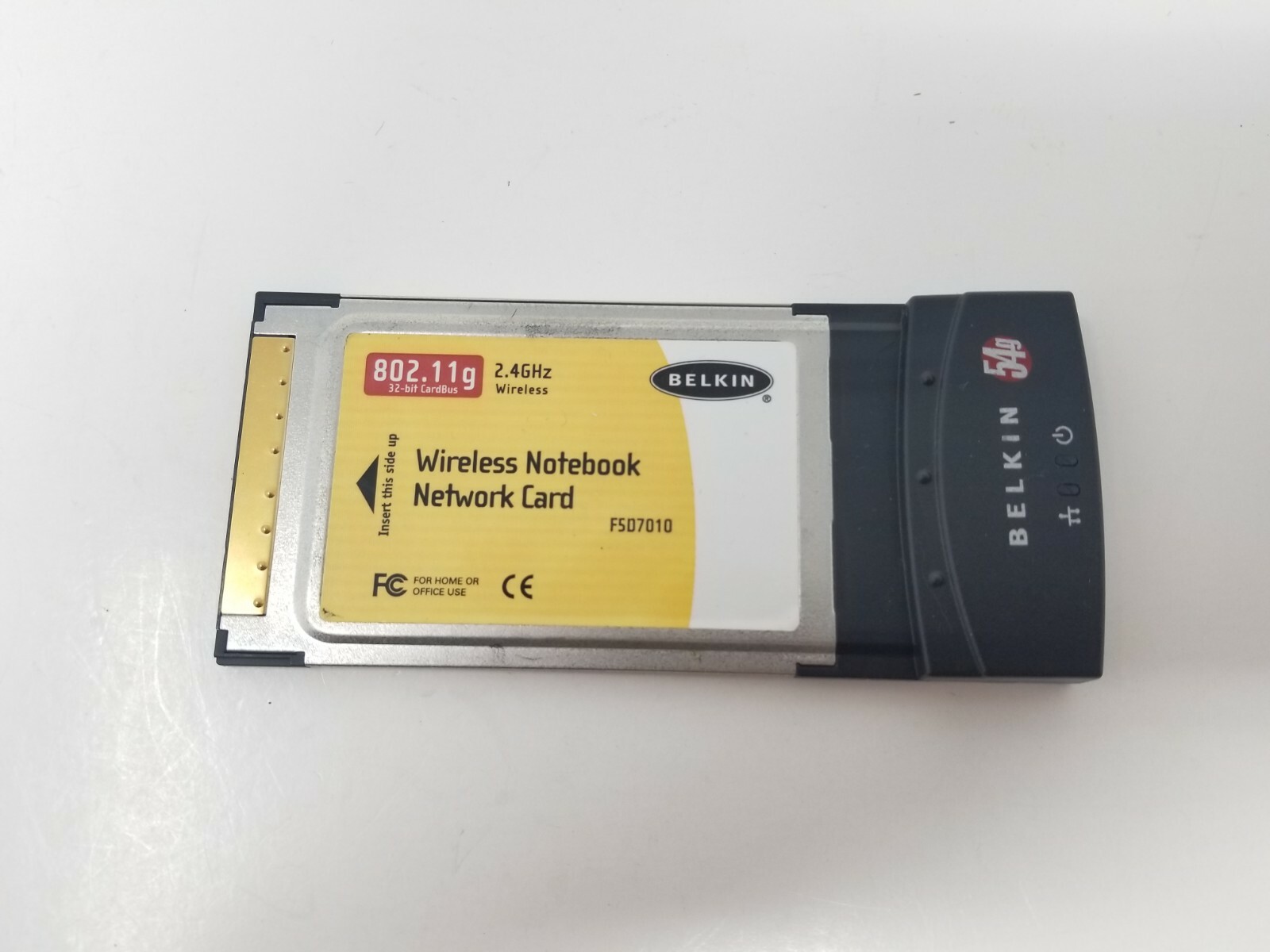 Belkin 54g  Wireless F507010 802.11g 54Mbps  Notebook Network Card  Version 1313