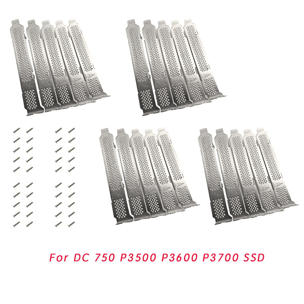 20pcs Full Long Height Bracket for Intel DC 750 P3500 P3600 SSD P3700