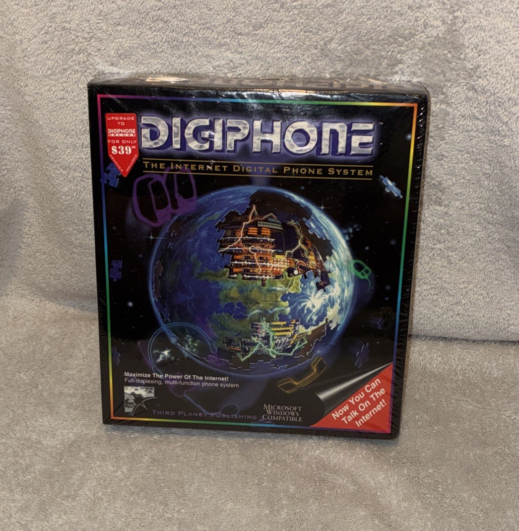 Vintage 1995 Third Planet Pub Digiphone Internet Digital Phone System New Sealed