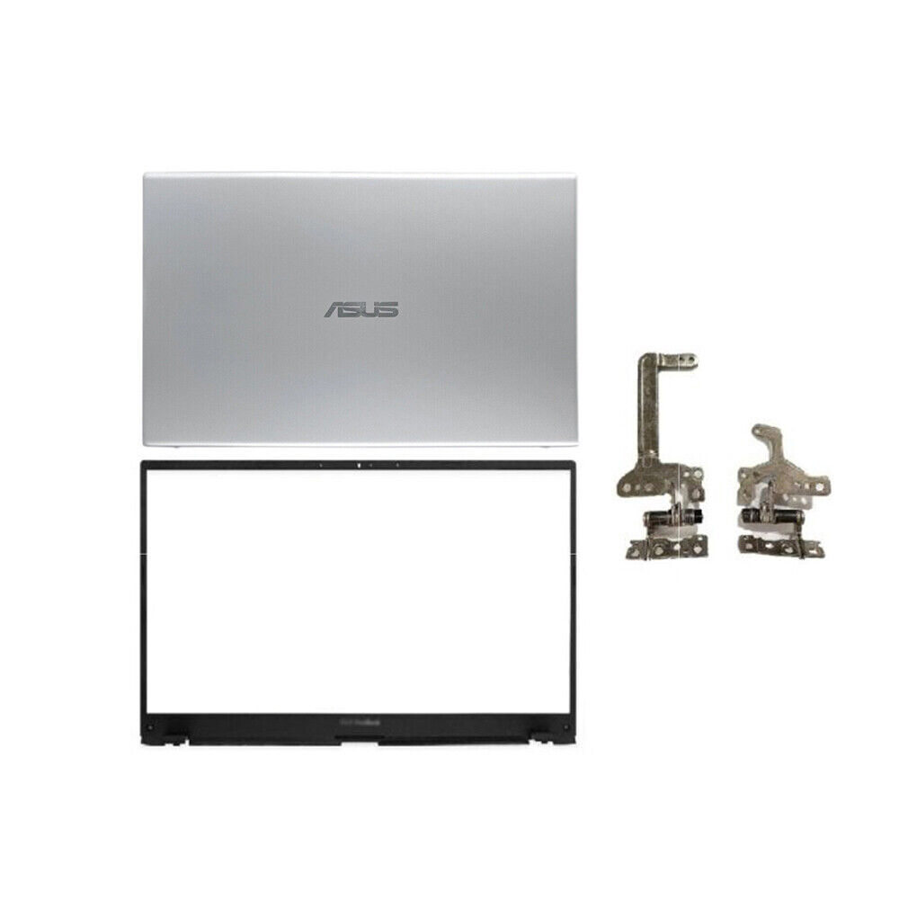 Silver Back Cover Bezel Hinges For ASUS VivoBook X512 X512U F512 V5000F Top Lid 