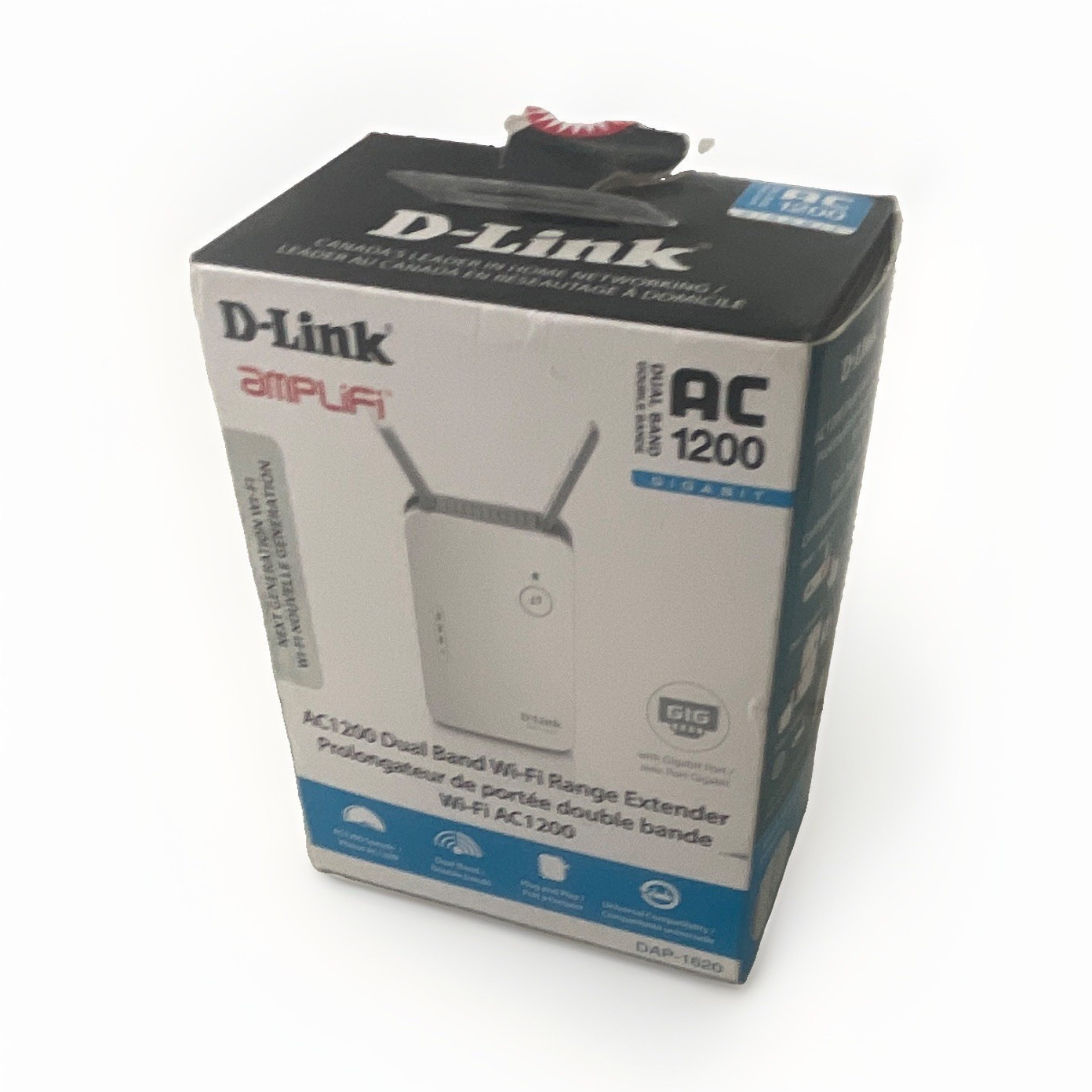 D-Link DAP-1620 AC1200 Dual-Band Wi-Fi Range Extender Booster (Open Box unused)