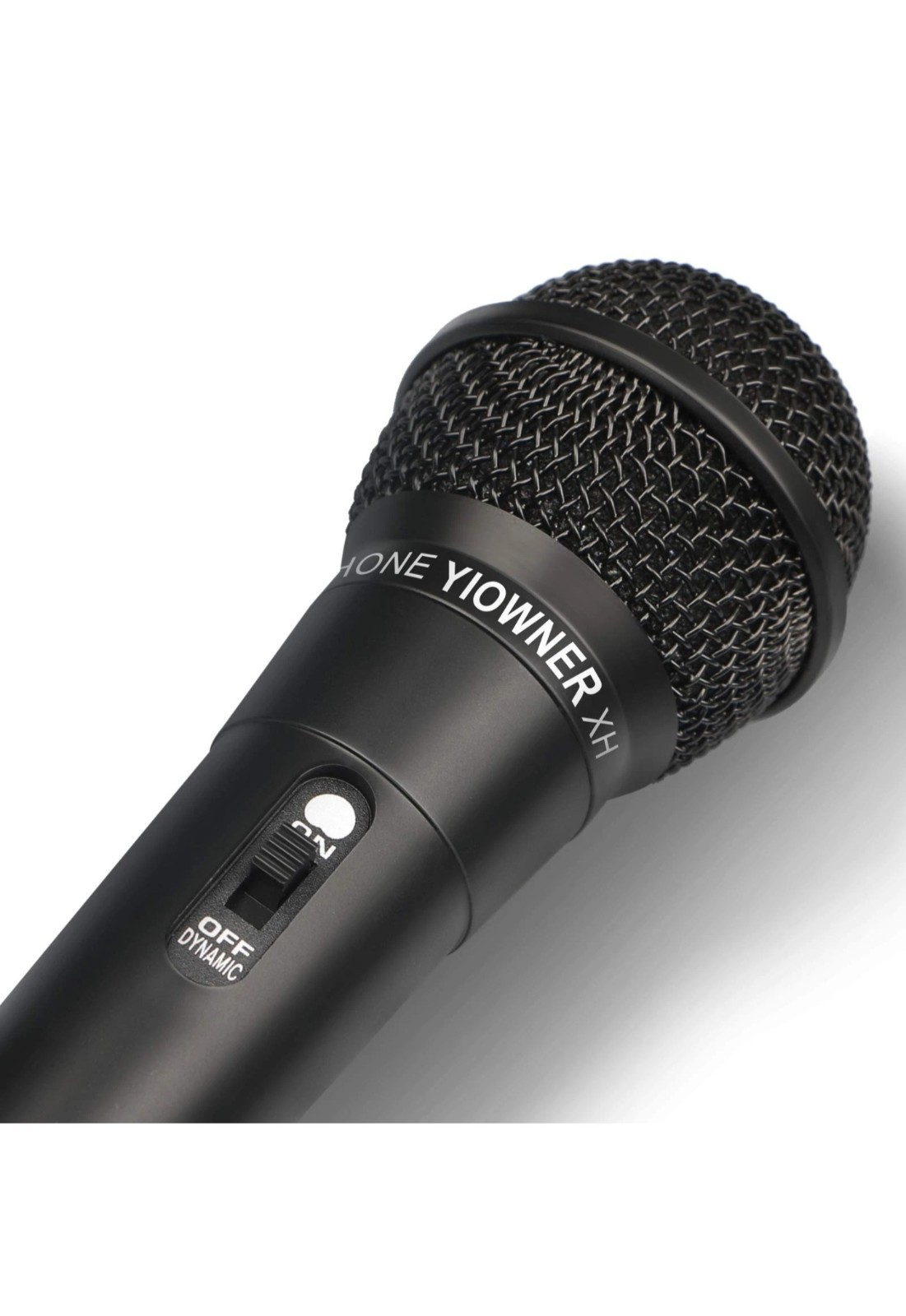 YIOWNER Wired Microphone, Karaoke Handheld Microphone for 9”x1.6”, Black 