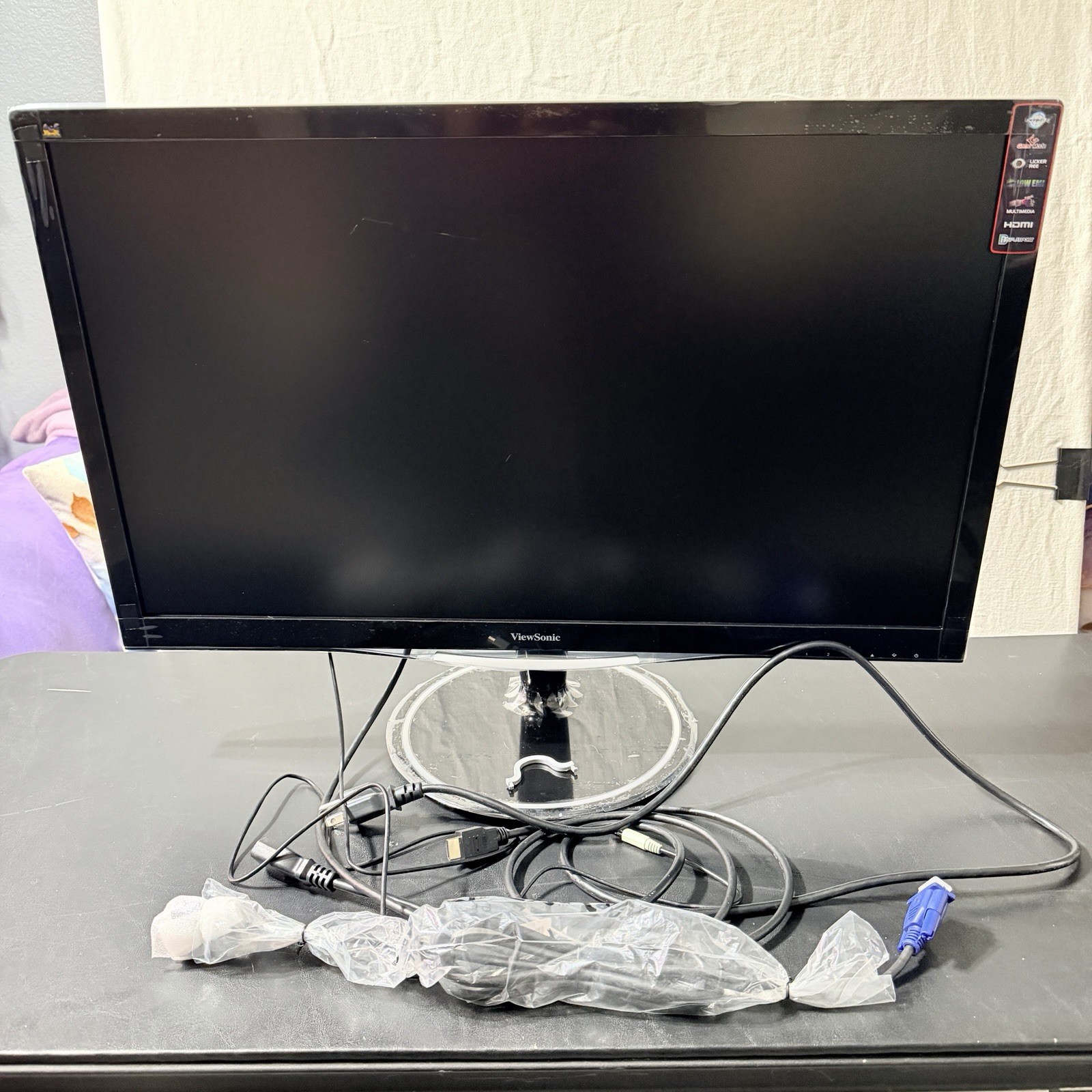 VIEWSONIC VX2757-MHD VS16327 24" FULL HD LED BACKLIT DISPLAY
