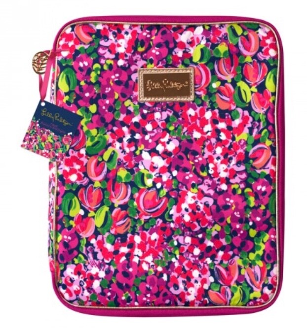 Lily Pulitzer Notebook Agenda Folio Laptop Tablet Organizer Wild Confetti NWT