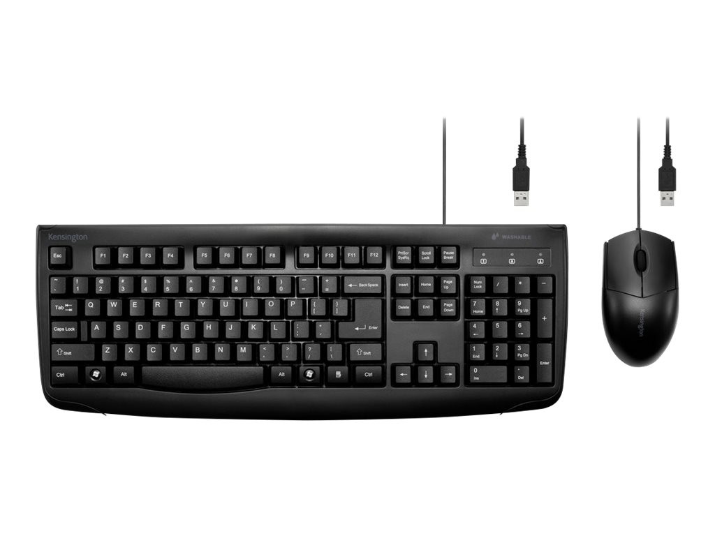 Kensington Pro Fit Washable Wired Desktop Set (K55114WW)