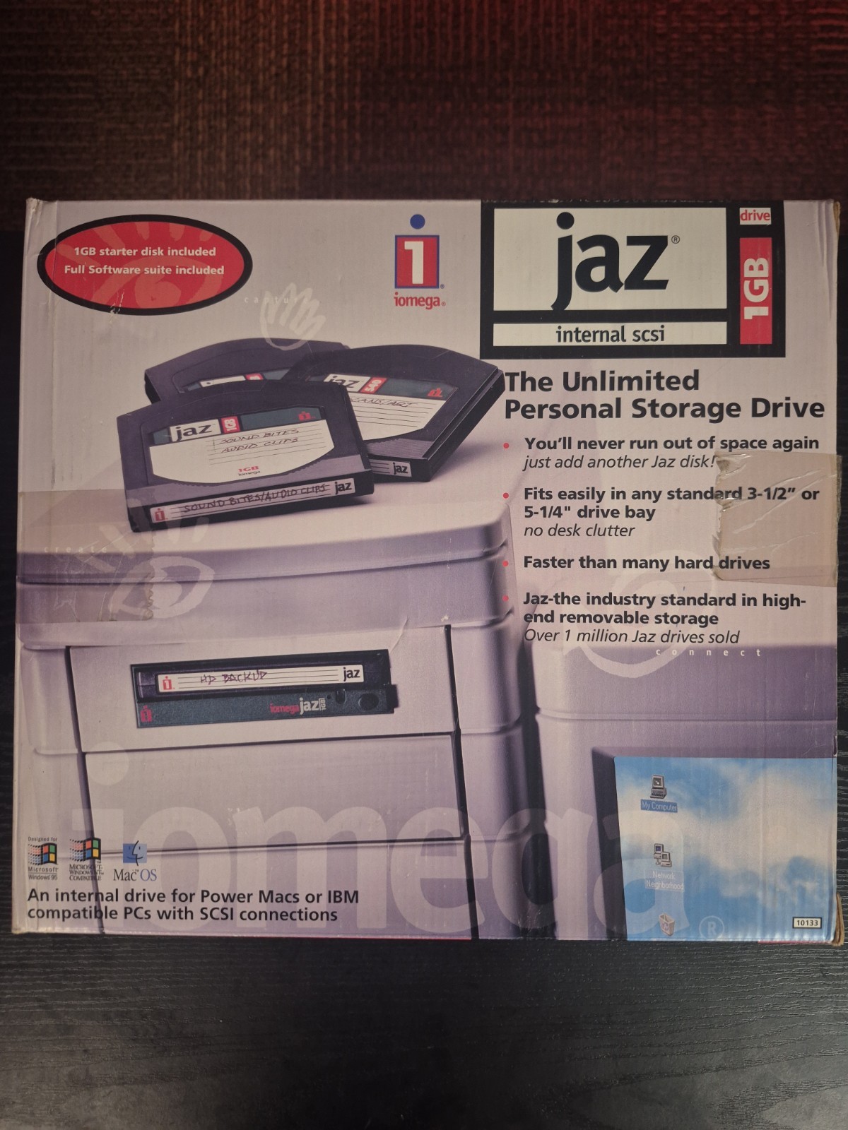 Iomega Jaz 1GB Internal SCSI Drive 10133 Cib