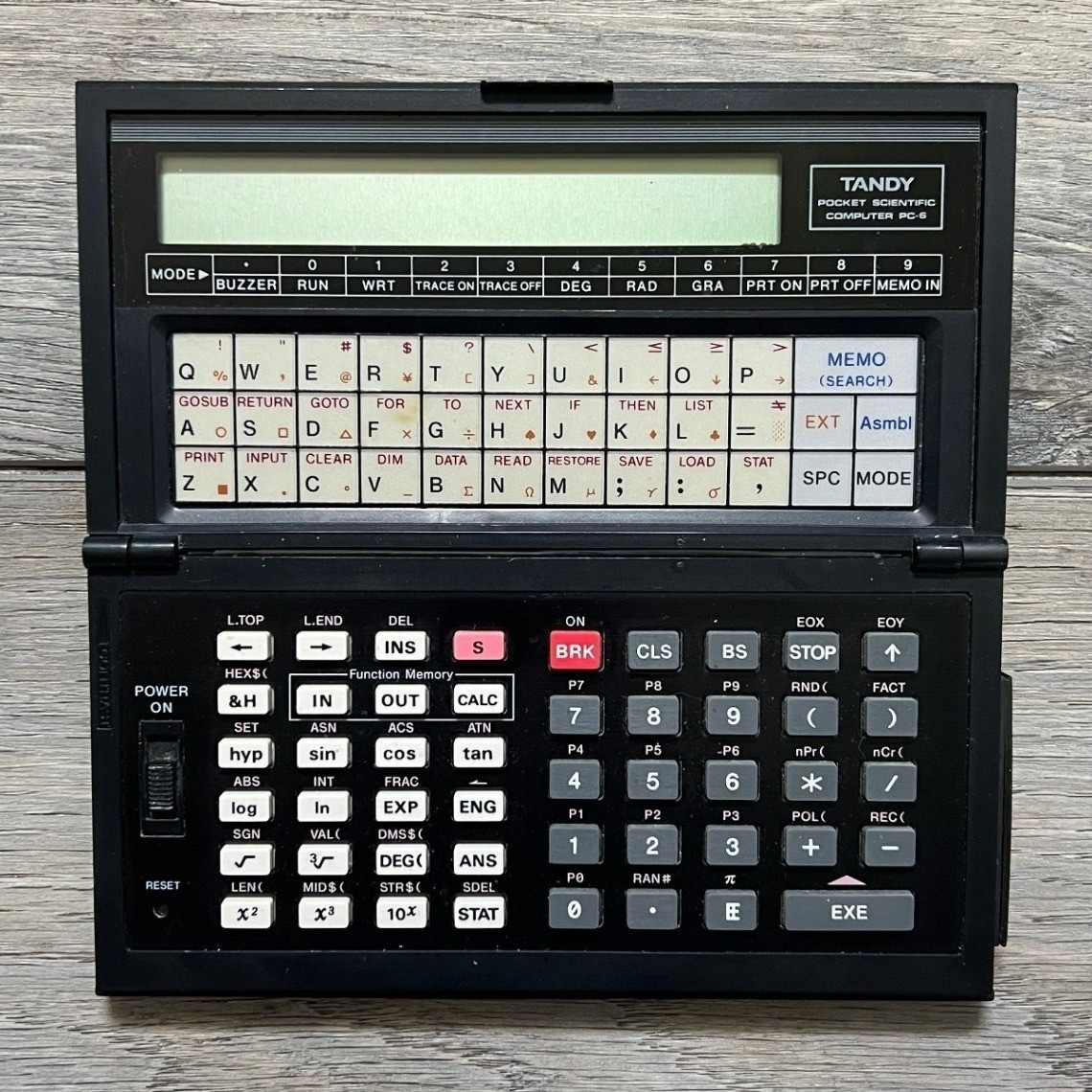 Vintage Tandy Pocket Computer PC-6 Pocket Scientific Computer Untested READ