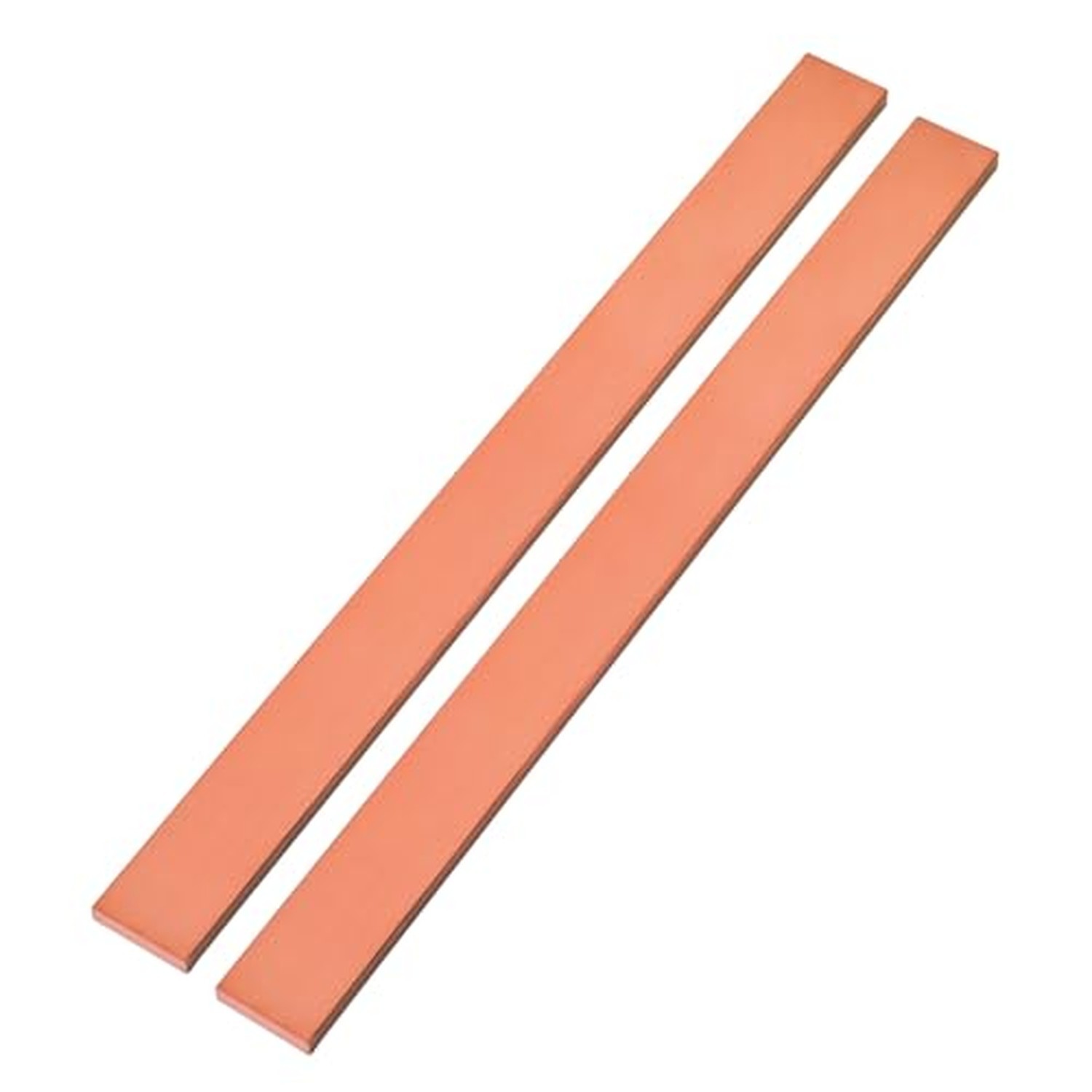Copper Flat Bar 1/4" x 1" x 12" 99.98% Solid Metal (2PCS,6*25*305mm) 2
