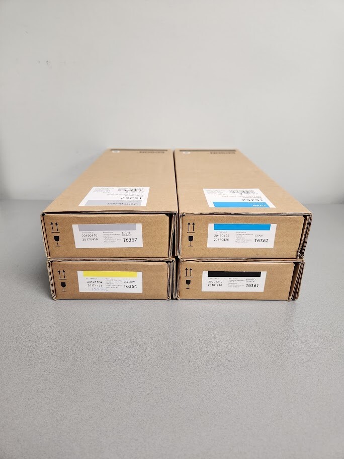 EPSON T6367 T6361 T6362 T6364 UltraChrome HDR Ink 7700/7890/7900 Lot of 4