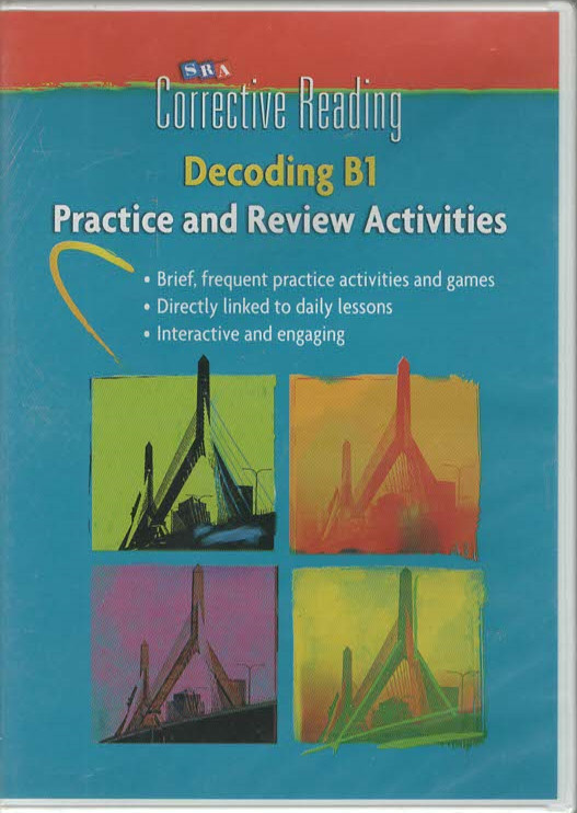 SRA Corrective Reading Decoding B1 Practice and Review Activities CD-Rom
