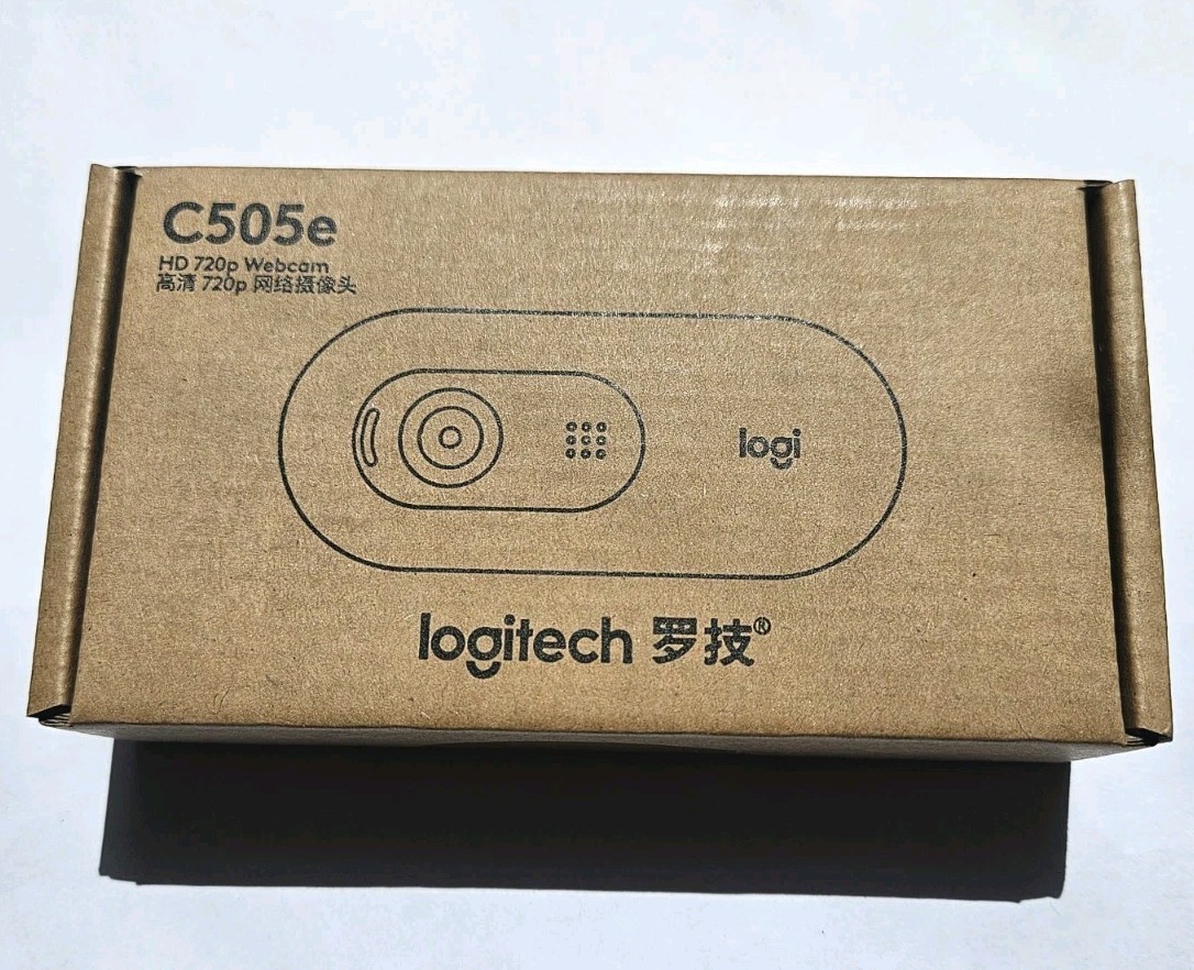 New Logitech C505e HD 720p Webcam Black 960-001385