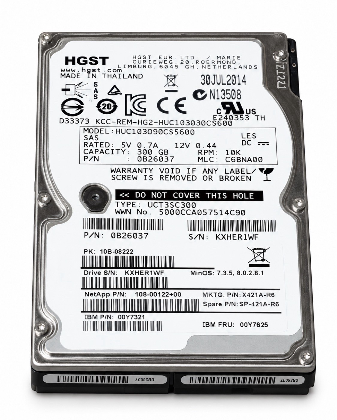 900Gb HGST HUC109090CSS600 64MB Cache 10000Rpm SAS 2.5'' inch Hard Drive